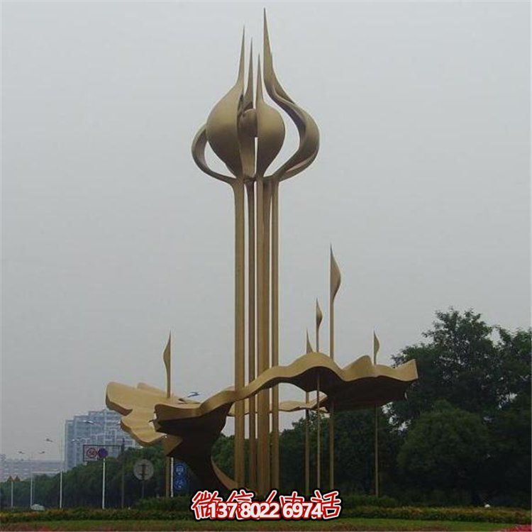 大型不銹鋼景觀擺件，為廣場(chǎng)帶來(lái)活力