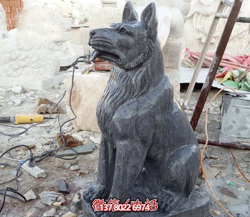 玻璃鋼仿真動(dòng)物雕塑，美化庭院景觀