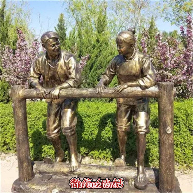 仿古銅雕塑，玻璃鋼景觀雕塑