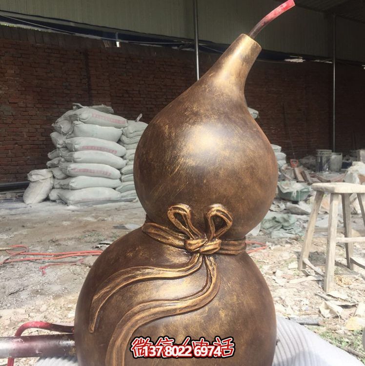 萬用銅雕葫蘆，集家居裝飾、鎮(zhèn)宅辟邪、雕塑藝術于一體