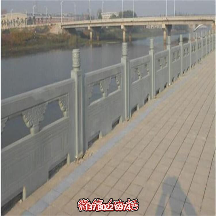 精美青石雕刻欄板，提升景區(qū)、寺廟、湖邊裝飾效果