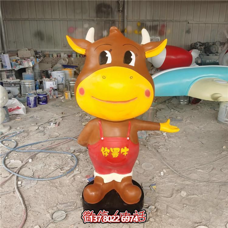 多彩玻璃鋼雕塑，精美卡通公仔，裝點你的店鋪