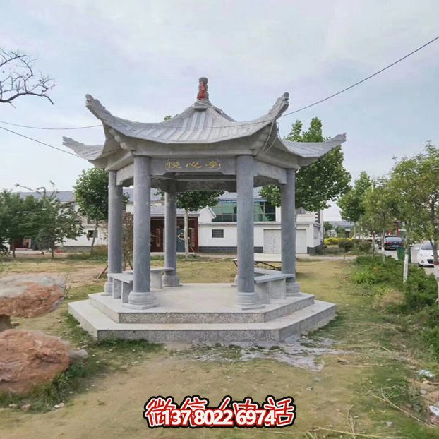 舒適涼亭休息座椅，最適合鄉(xiāng)村戶外休閑