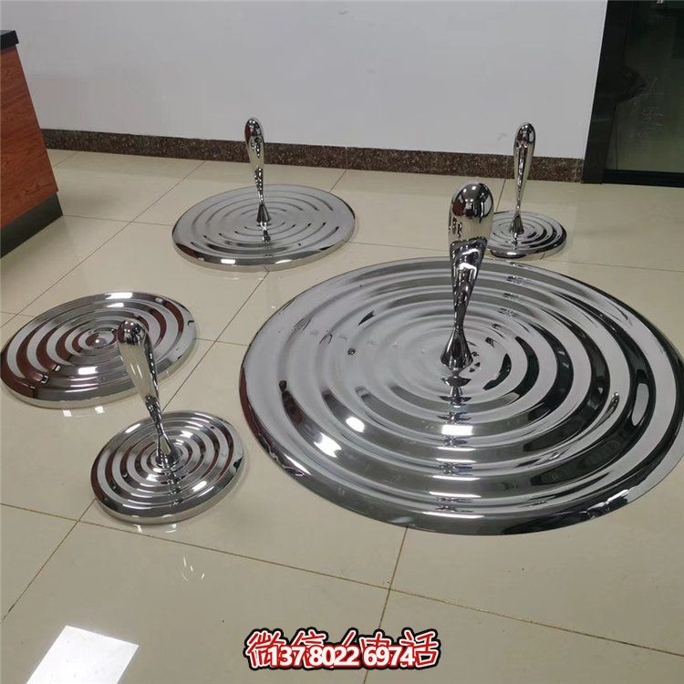 不銹鋼景觀雕塑為您的廣場、園林增添美麗的景觀