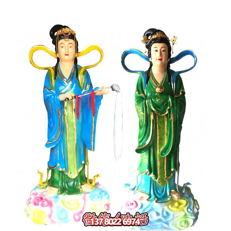 七仙女玻璃鋼雕塑，打造完美園林