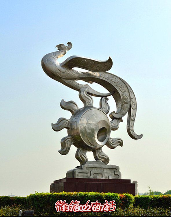 定制玻璃鋼孔雀仿銅雕塑，點綴你的家園