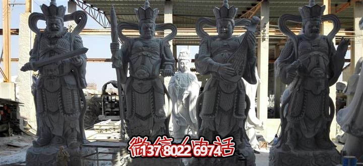 古樸雅致的大理石雕塑，見證古老神佛四大天王的傳承