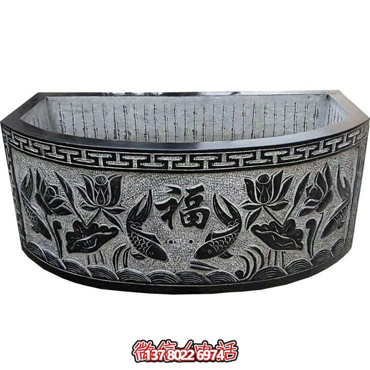 藝術(shù)精美的石雕擺件，點(diǎn)綴美麗庭院