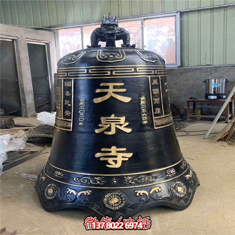 天泉青銅掛鐘雕塑傳承古老文化，鑄就精美藝術(shù)品