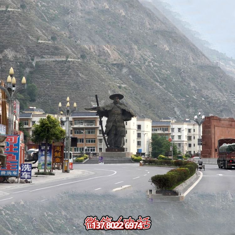 上古大禹雕像，記錄歷史名人傳奇