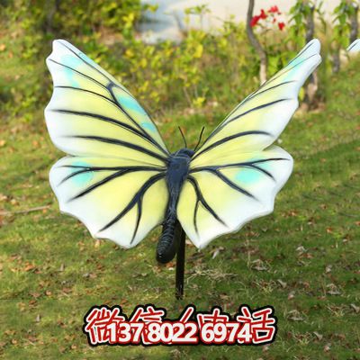 創(chuàng)意玻璃鋼蝴蝶雕塑，給商場帶來新鮮感