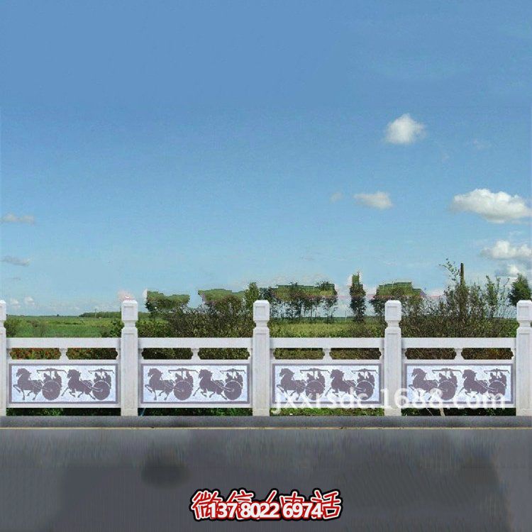 花崗巖石欄板，雕刻多種樣式