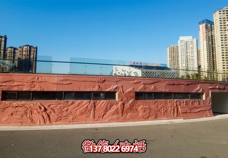 絢麗藝術(shù)空間，創(chuàng)意戶(hù)外浮雕銅雕影壁壁畫(huà)雕塑