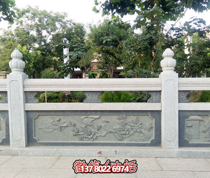 精美石欄系列，搭配園林花園，提升圍欄美感