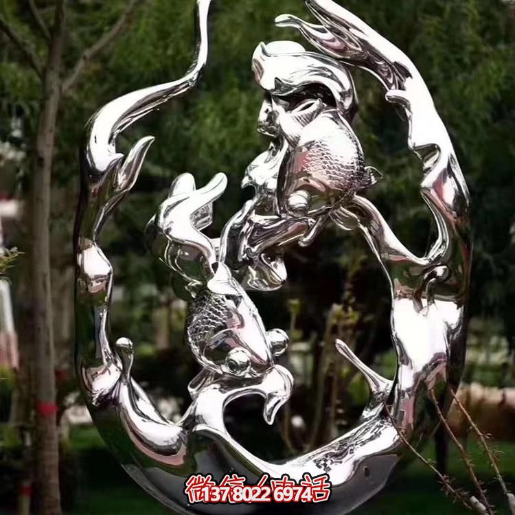 不銹鋼雕塑，為景觀廣場(chǎng)和園林增添抽象藝術(shù)