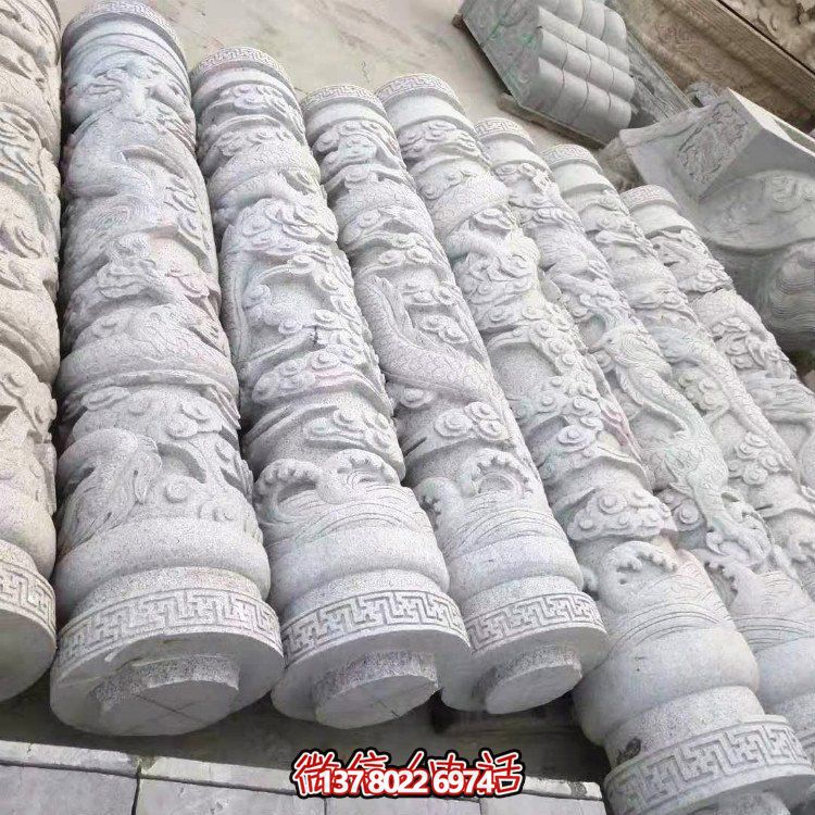 精美結(jié)合雕塑，把浮雕、大理石、石雕、石柱帶入戶外空間