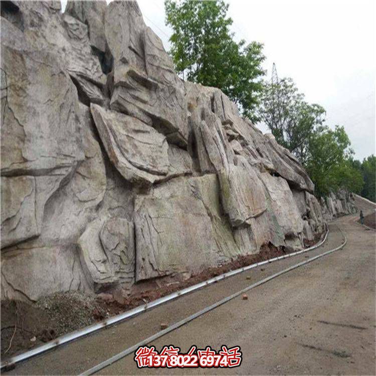 美輪美奐的景觀石，改善戶外街道路邊大型景觀