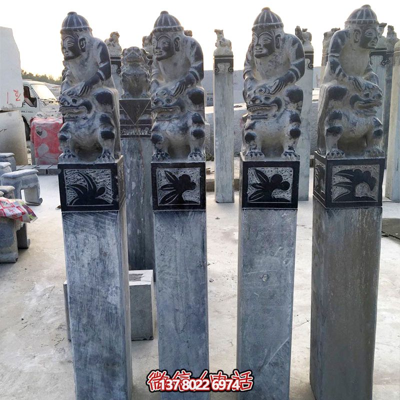 精美絕倫的拴馬柱擺件，裝飾你的庭院門口