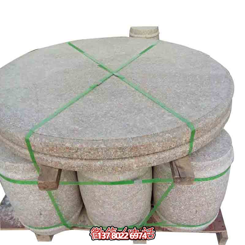 花崗巖簡(jiǎn)易石桌，下棋納涼圓桌
