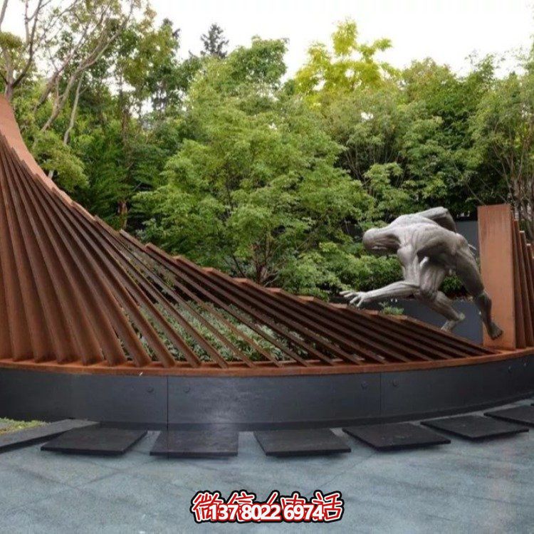 不銹鋼景觀雕塑，創(chuàng)意裝點(diǎn)公園戶外園林