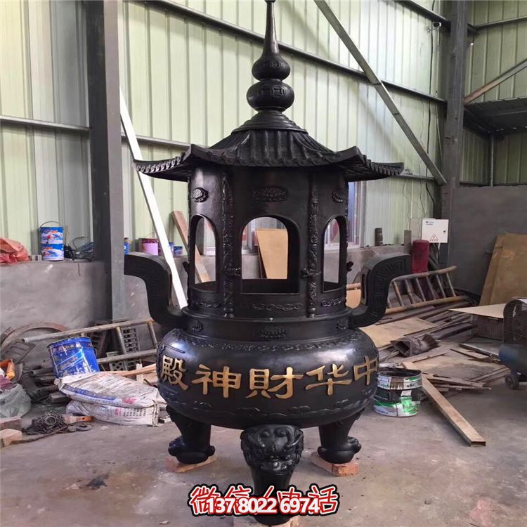 古風(fēng)精鑄寶香爐