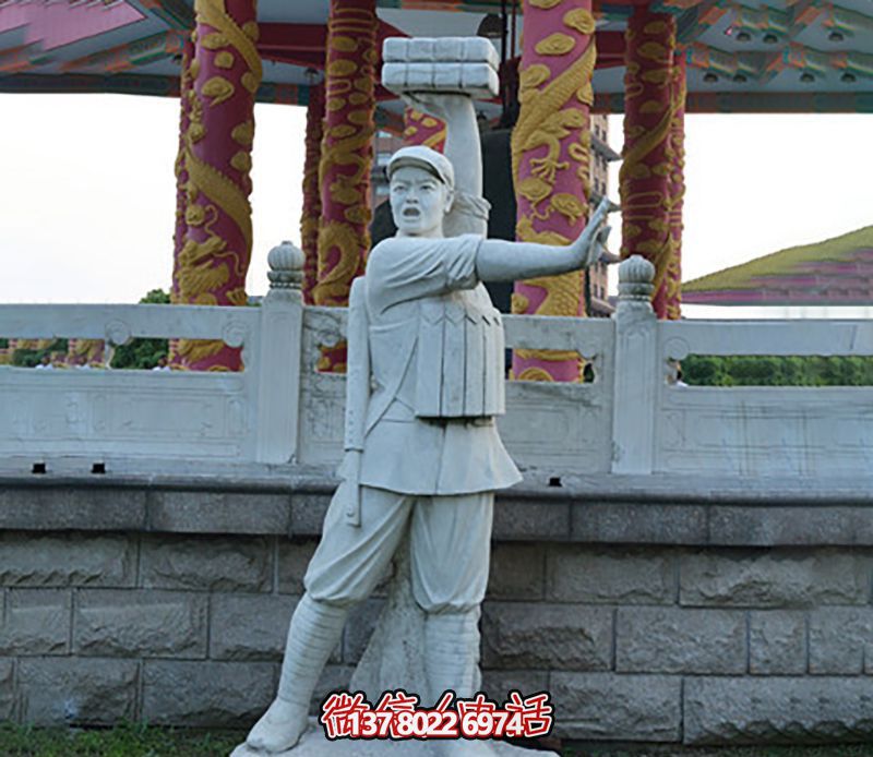 董存瑞景觀雕塑，點綴廣場景觀