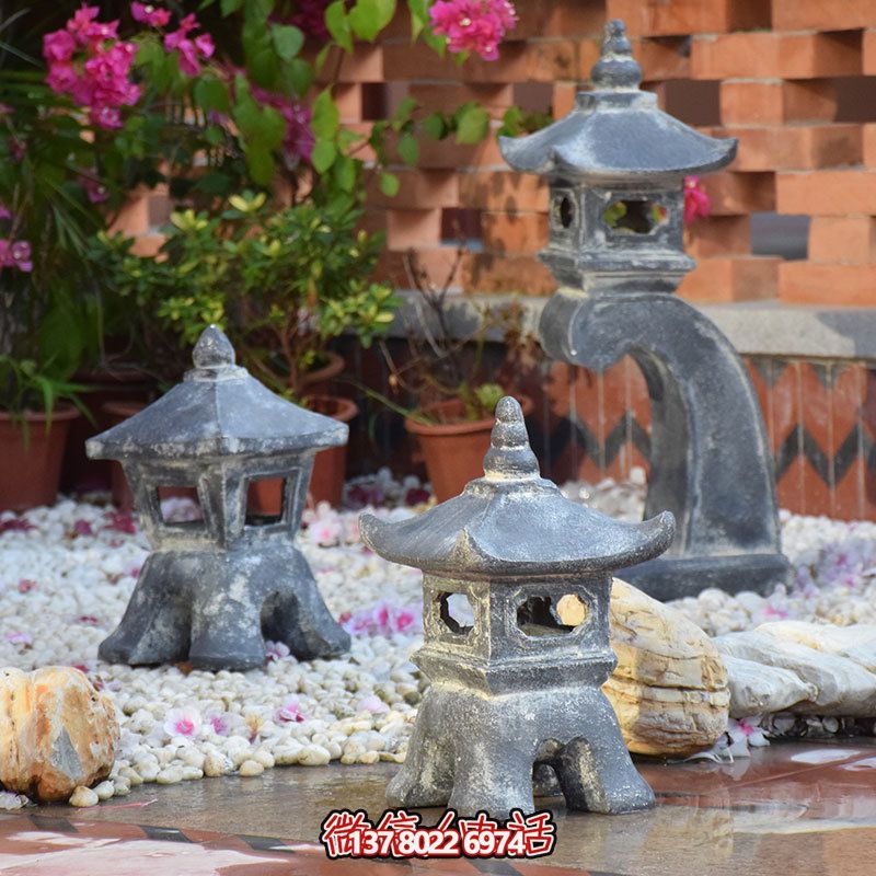 傳統(tǒng)日式風(fēng)格宮燈裝飾，安置禪意擺件雕塑，為你的別墅和民宿增添創(chuàng)意