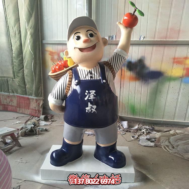 玻璃鋼彩繪擺件，點(diǎn)綴飯店酒店戶外廣場(chǎng)公園雕塑
