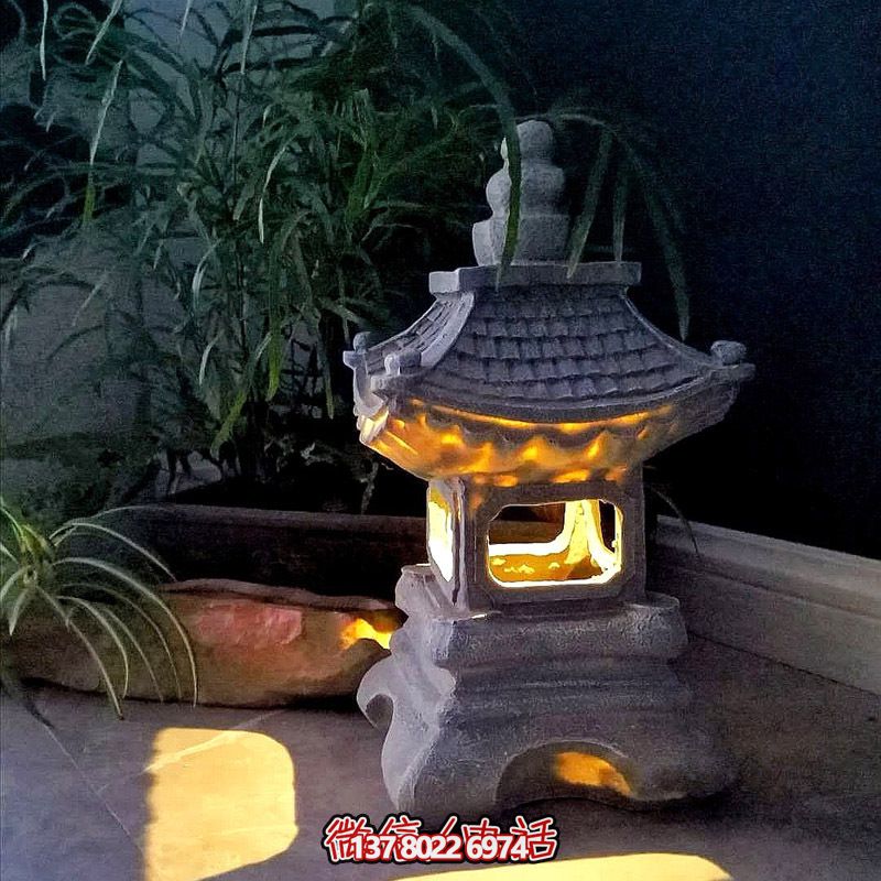 日式風(fēng)落地宮燈，創(chuàng)意裝飾庭院室內(nèi)擺件