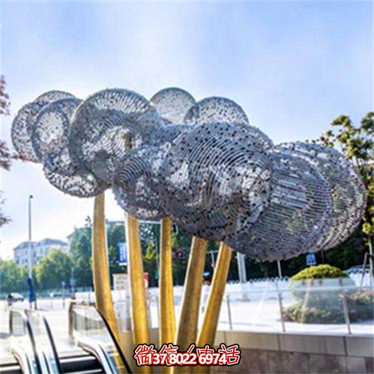 不銹鋼雕塑，點綴城市地標(biāo)，為建筑、園林、廣場、景觀增添獨特魅力