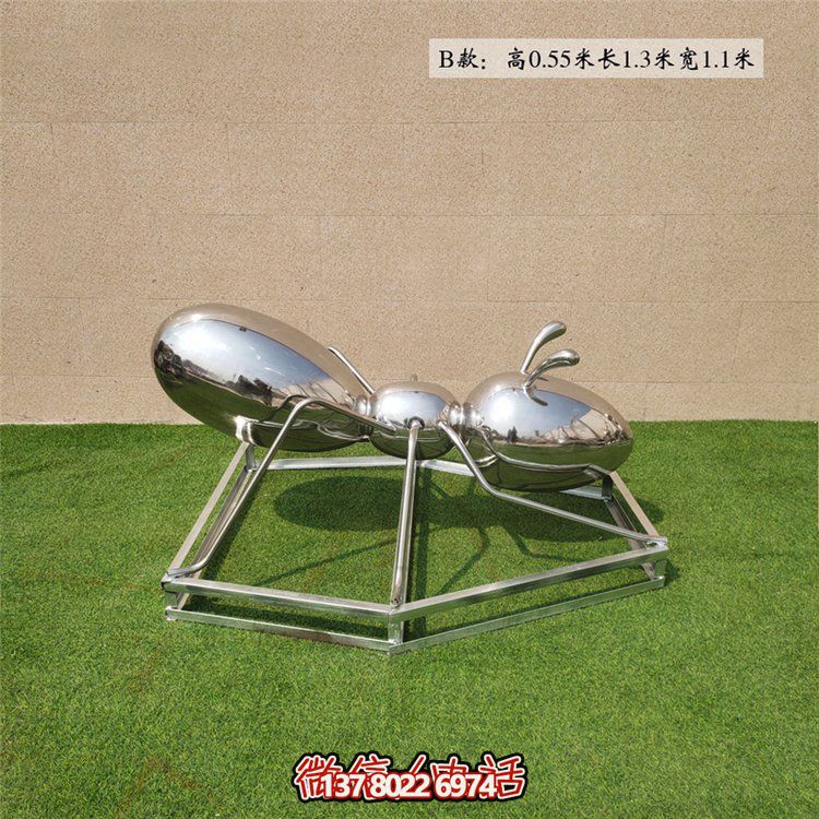 不銹鋼螞蟻雕塑，讓你的小區(qū)、公園、草坪更具特色