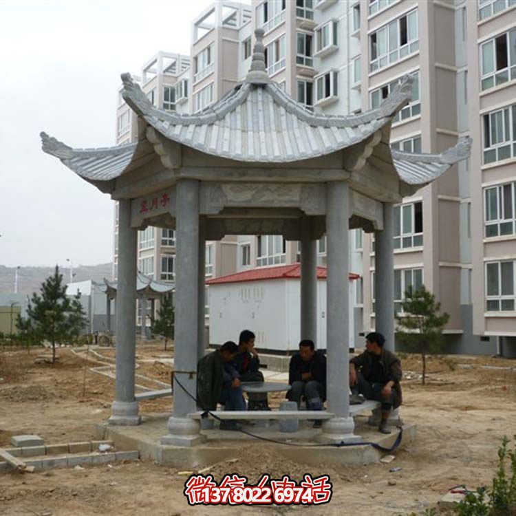 古典風(fēng)情涼亭，點(diǎn)綴小區(qū)廣場，讓您休閑身心