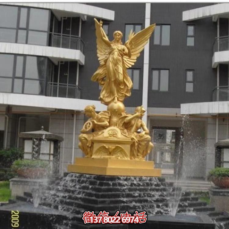 大型戶外噴泉擺件，打造美麗綠意水景景觀