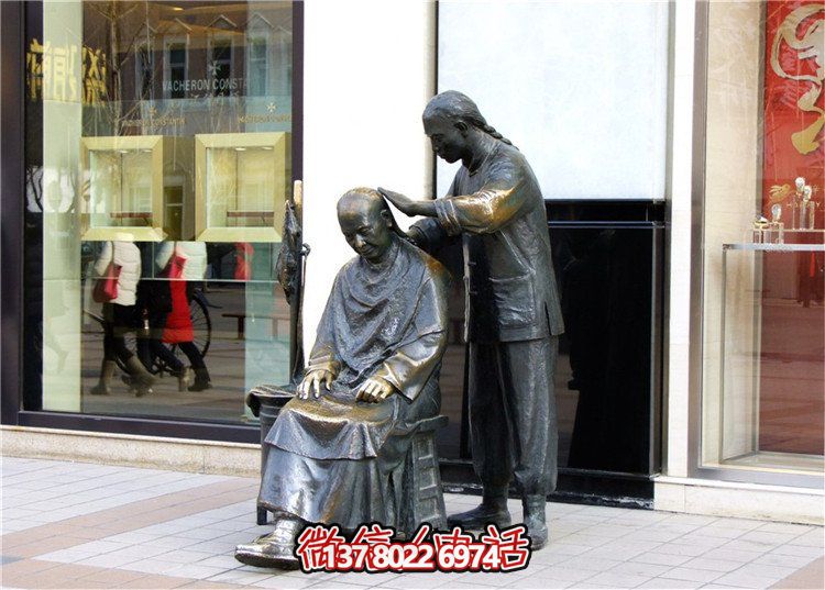 鑄銅雕塑園林景觀，讓你步行街上賞心悅目