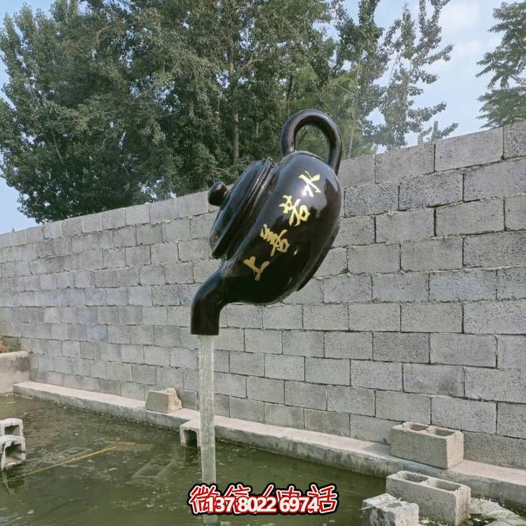 玻璃鋼懸空流水?dāng)[件，室外裝飾藝術(shù)精品