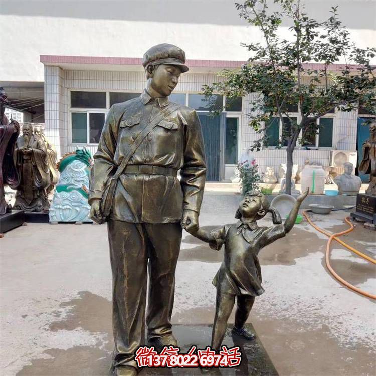 玻璃鋼雕塑，傳承名人精神，校園記憶經典