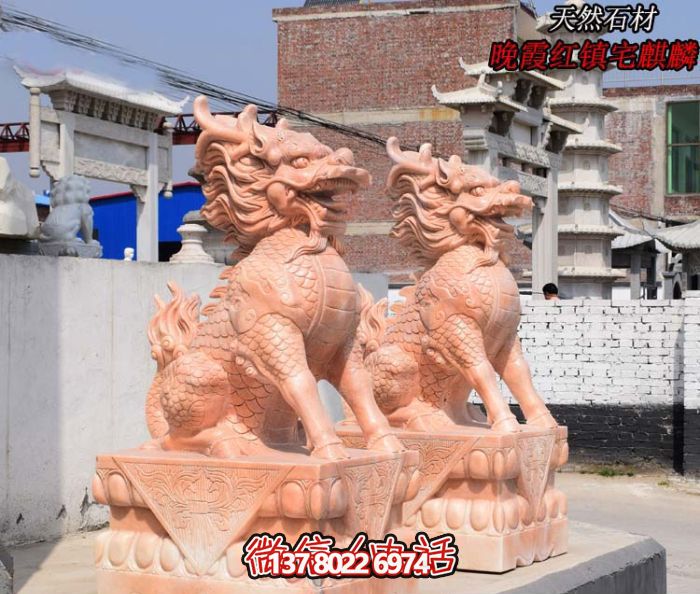 仿古神麒麟石雕，點(diǎn)綴您的庭院門(mén)口