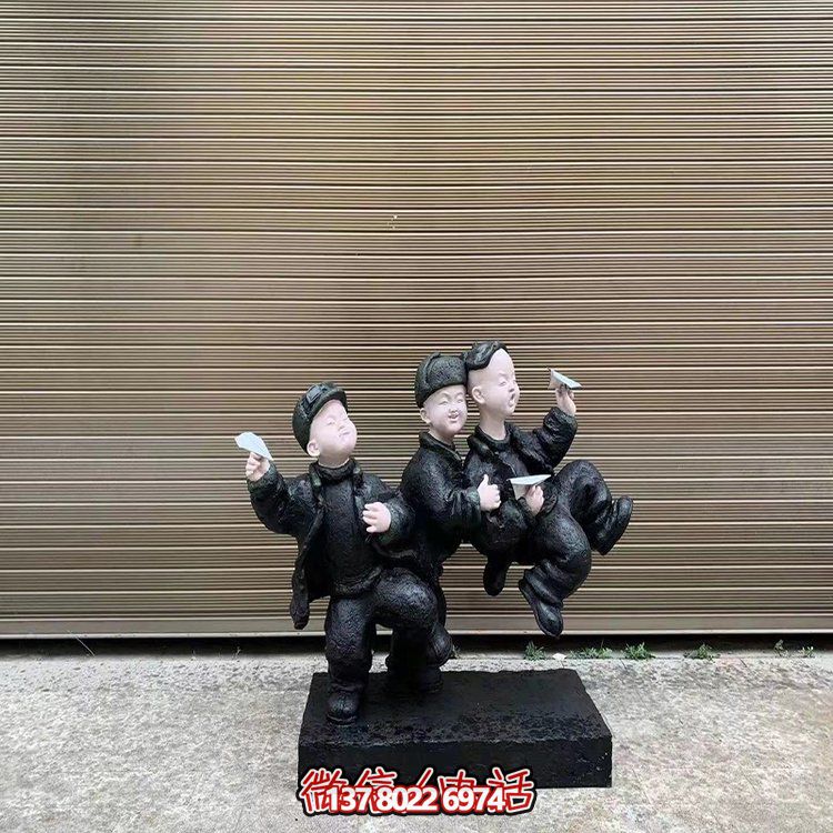 多彩玻璃鋼景觀擺件，添加卡通戶外兒童樂趣