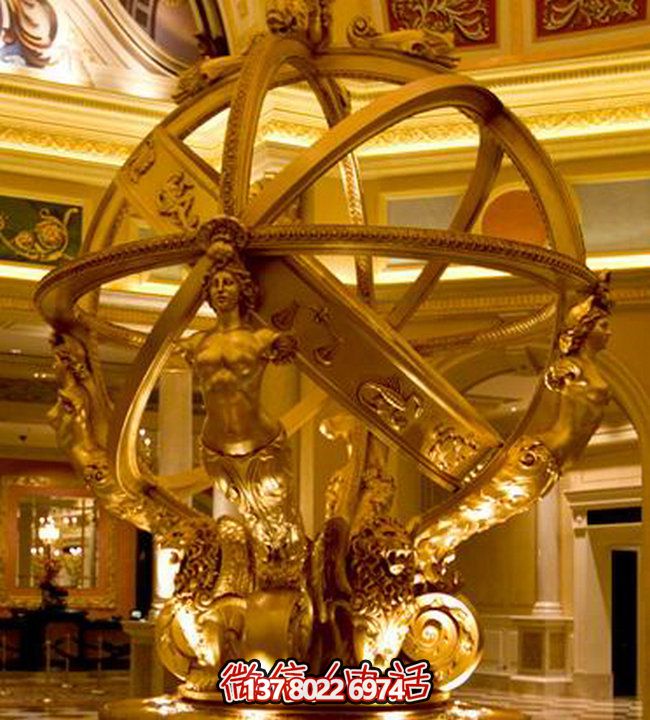 鏤空美人魚雕塑，優(yōu)雅裝點大型商場酒店