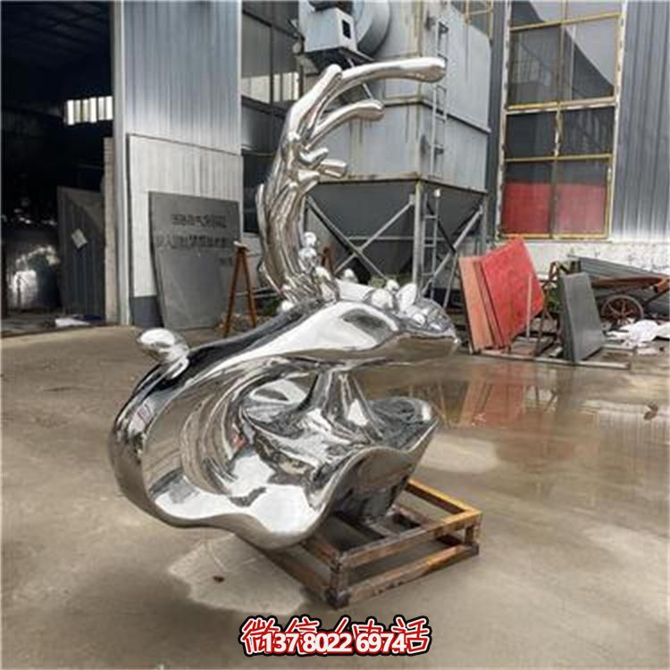 海浪抽象雕塑水景噴泉——點綴大型廣場、酒店門口