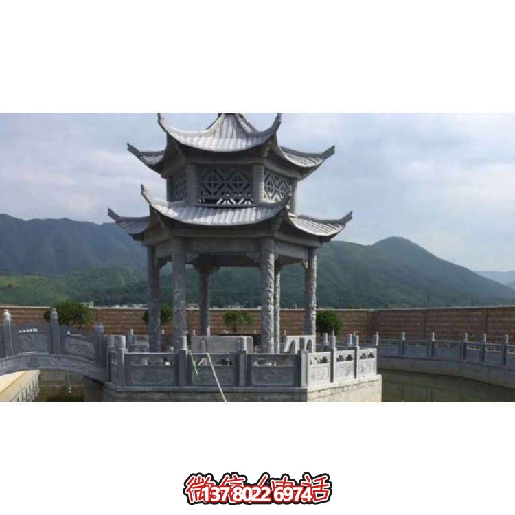 精美大理石雕塑涼亭，把藝術(shù)與實(shí)用完美結(jié)合