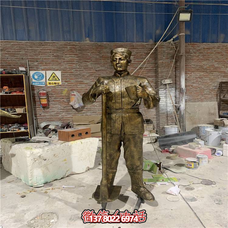 藝術(shù)玻璃鋼人物雕塑，點(diǎn)綴園林景觀