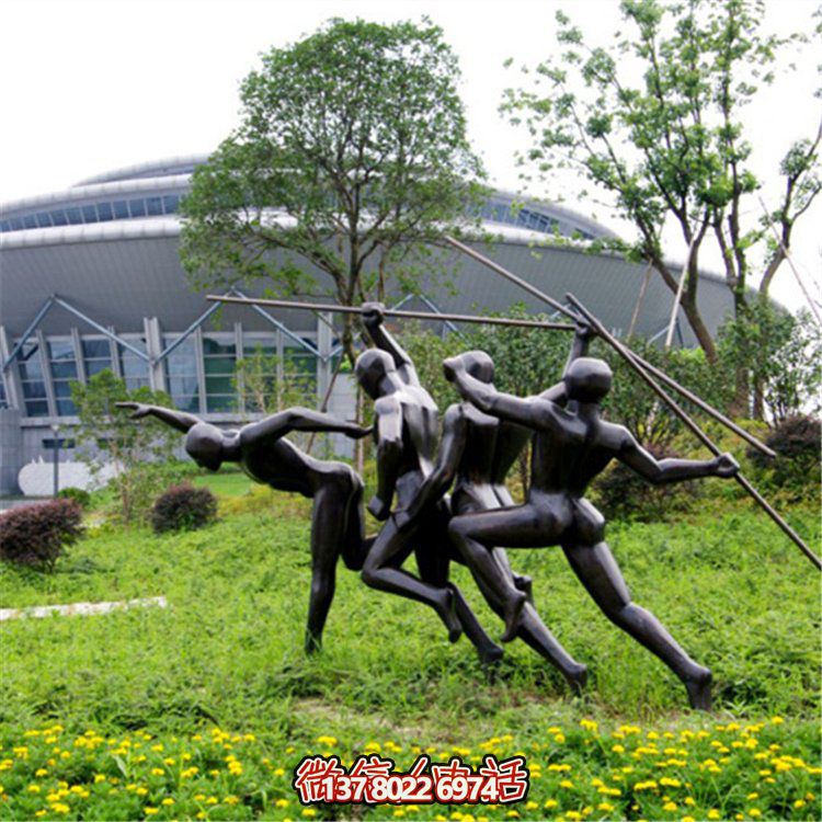 仿銅雕塑裝飾玻璃鋼標(biāo)槍