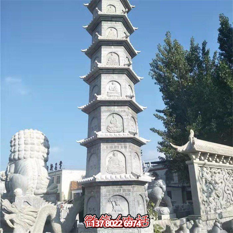 古典佛教雕塑藝術(shù)——精美青石舍利塔、石塔寺、佛塔