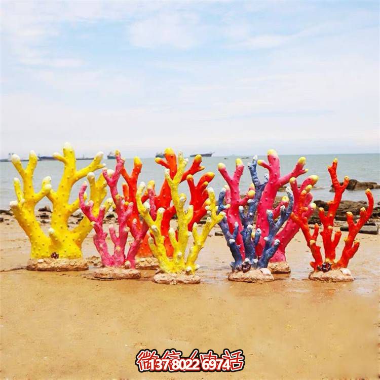 萌趣海豹玻璃鋼珊瑚擺件，溫馨卡通創(chuàng)意裝飾