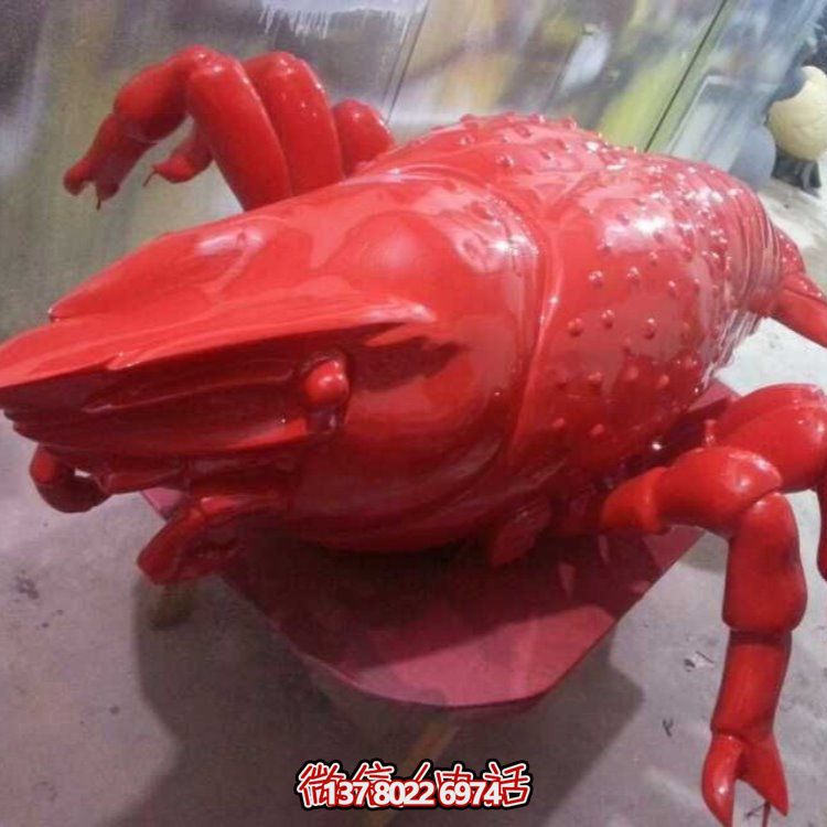 大型龍蝦雕塑裝飾品，點綴飯店、酒店門口