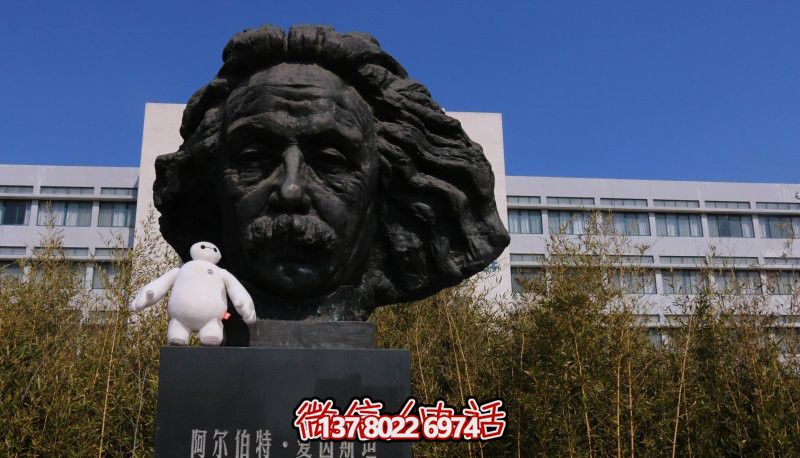 傳承名人風(fēng)采，愛因斯坦頭像銅雕