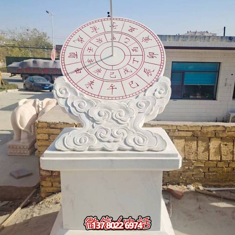 古典石雕計(jì)時(shí)器擺件，傳承校園文化