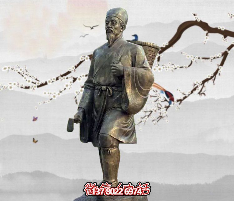 雕塑李時珍的傳奇，緬懷古老的采藥文化