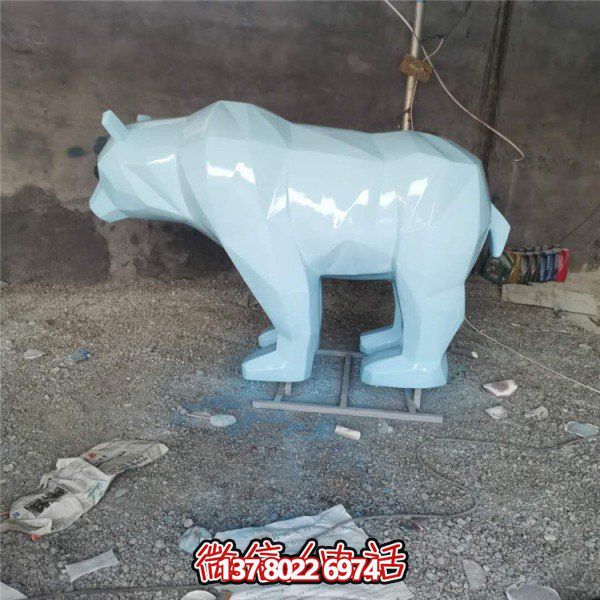 玻璃鋼幾何雕塑，裝飾動物園園林和戶外空間